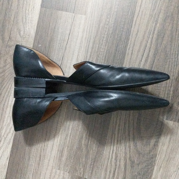 #61.SARTO By Franco Sarto Toby Pointed Toe Flat Women Black Pullons. Size: 9.5 - Picture 2 of 8